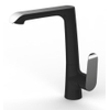 Wiesbaden Tarma eenhendel keukenkraan zwart/chroom SW62552