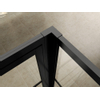 Wiesbaden Horizon koppelset inloopdouche met nisdeur mat zwart SW295925