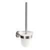 Wiesbaden 304 toiletborstel met houder mat glas/RVS SW62419