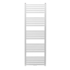 Wiesbaden Tower handdoekradiator 119x60cm midden onder aansluiting wit SW96003