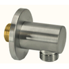 Wiesbaden Wandaansluitbocht rond 1/2" geborsteld staal SW62579