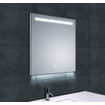 Wiesbaden Ambi one spiegel vierkant met LED, dimbaar en spiegelverwarming 60 x 60 cm SW95867