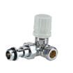 Riko luxe therm. ventiel 1/2''x15 (M22) knel haaks links chroom SW21193