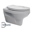 Xellanz Trevi wandcloset rimless met Ultimo 3.0 toiletzitting softclose en quick release glans wit SW72904