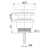 Wiesbaden Caral vaste waste keramisch wit SW296049