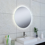 Wiesbaden Soul spiegel rond met LED, dimbaar en spiegelverwarming 60 cm SW296068