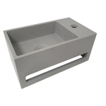 Wiesbaden Julia fontein rechts Solid surface 35 x 20 x 16 cm betonlook SW296056