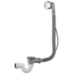 Wiesbaden Badafvoer en overloopcombinatie met pop-up waste chroom SW10572