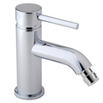 Wiesbaden Cadans bidetkraan met clickwaste chroom SW10585