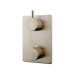 Wiesbaden Caral afbouwdeel thermostatisch geborsteld staal SW62494