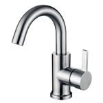 Wiesbaden 304 Wes wastafelkraan met draaibare uitloop RVS SW10469