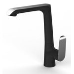 Wiesbaden Tarma eenhendel keukenkraan zwart/chroom SW62552