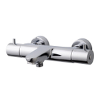 Wiesbaden Caral thermostatische badmengkraan chroom SW10547