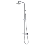 Wiesbaden Caral-Eco douche-opbouwset met thermostatische mengkraan chroom SW96048