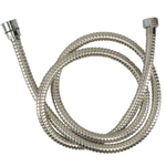 Wiesbaden Doucheslang dubbel sterkte 125 cm chroom SW10609