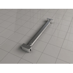 Wiesbaden stabilisatiestang 45 graden omkeerbaar chroom SW10431