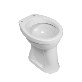 Xellanz Basic Sanit Staande verhoogde toiletpot 45.5cm AO wit