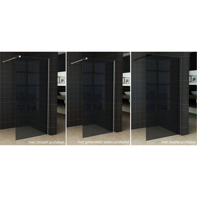 Wiesbaden Slim glasplaat 1000 x 2000 x 8 mm nano rookglas