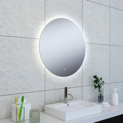 Wiesbaden Soul spiegel rond met LED, dimbaar en spiegelverwarming 60 cm