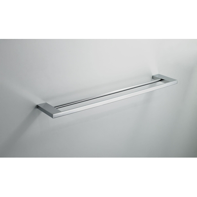 Wiesbaden Eris handdoekrek dubbel 60cm chroom SHOWROOMMODEL