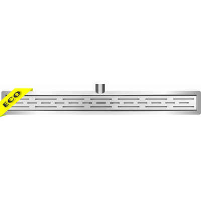 Xellanz Eco douchegoot 100cm met vloerflens RVS