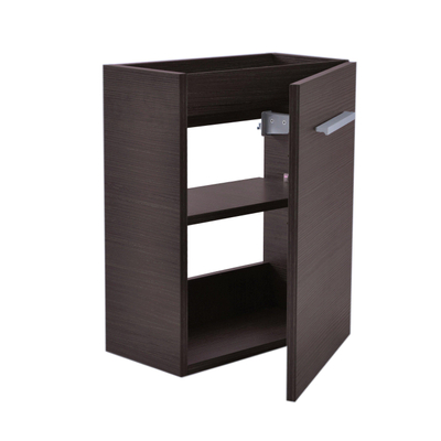 Xellanz fonteinkast tbv HS fonteintje l/r 1 deur 40x21 houtnerf grijs