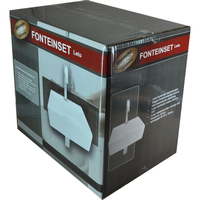 Wiesbaden Leto fonteinset compleet met kraan inclusief waste en sifon