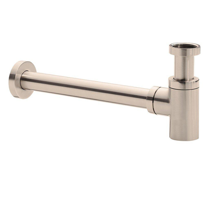 Wiesbaden Star sifon laag 5/4" x 32 mm geborsteld staal