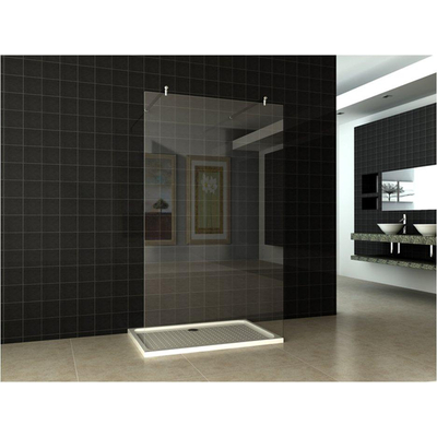 Wiesbaden Free Shower plus Inloopdouche vrijstaand 120x200cm 10mm glas met NANO coating