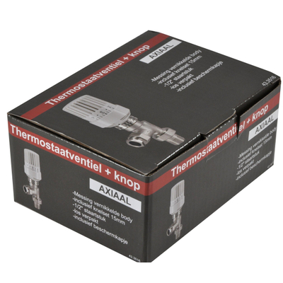 Riko thermostatische radiatorventiel 1/2''x15mm axiaal