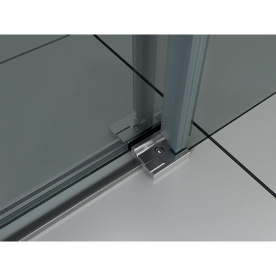 Wiesbaden Slide schuifdeur 120x200cm 8mm veiligheidsglas NANO coating chroom