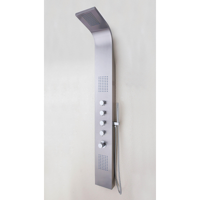 Xellanz Huron thermostatische douchekolom 165x20 cm RVS