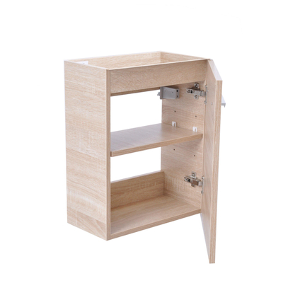 Xellanz fonteinkast tbv HS fonteintje l/r 1 deur 40x21 licht-eiken