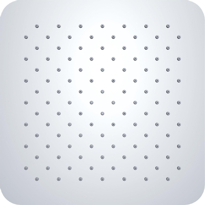 Wiesbaden Ufo hoofddouche vierkant 30 cm RVS