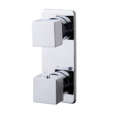 Xellanz Rombo inbouwthermostaat 2 weg chroom