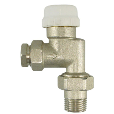 Riko thermostatisch ventiel zonder knop 1/2 axiaal+adaptor