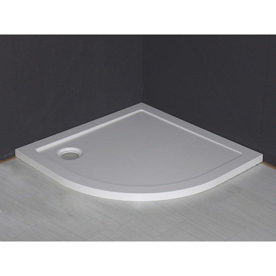 Xellanz douchebak 90x90x4cm SMC kwartrond inbouw wit OUTLETSTORE