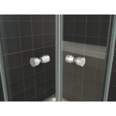 Xellanz eco hoekinstap douchecabine 5mm 100x100x190cm helder glas