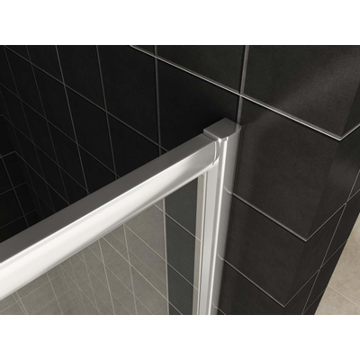 Xellanz eco kwartronde douchecabine 5mm 100x100x190cm helder glas