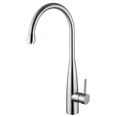Wiesbaden 304 Clark keukenkraan met hooggebogen uitloop RVS
