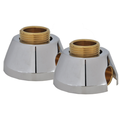 Riko Set mess.sold.muurplaatkoppelingen+rozet 1/2"x12