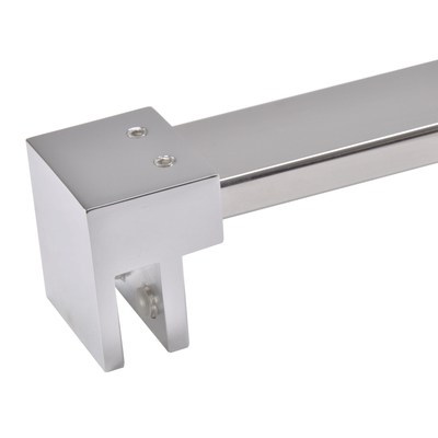 Wiesbaden Comfort inloopdouche 800 x 2000 x 10 mm nano rookglas/chroom