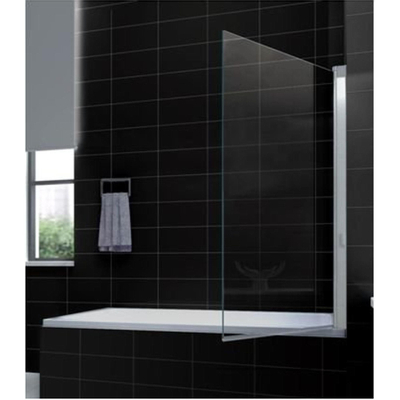 Wiesbaden Palmo badwand draaibaar 800 x 1500 x 6 mm nano helder glas/chroom