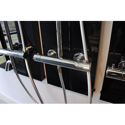 Xellanz Caral eco thermostatische regendoucheset opbouw chroom