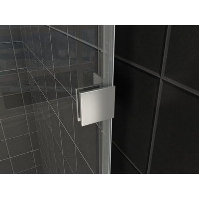 Wiesbaden Less profielloze inloopdouche 60x200cm 8mm glas met NANO coating chroom