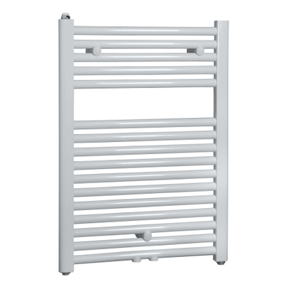 Wiesbaden Elara handdoekradiator 76.6x60cm midden onder aansluiting 445Watt wit