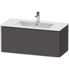 Duravit D-Neo wastafelonderkast 101x44x46.2cm 1 lade Grafiet Mat SW641150