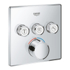 Grohe SmartControl Inbouwthermostaat - 4 knoppen - vierkant - chroom SW104938