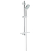GROHE Euphoria 110 Mono Glijstangset - 60cm - ronde hanndouche - 1 straalsoort - gladde doucheslang - met zeepschaal - chroom 0441973