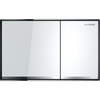 Geberit Sigma60 bedieningsplaat - 2-toets spoeling - vierkant - glas wit SW63530